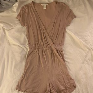 Comfy Blush Nude Romper